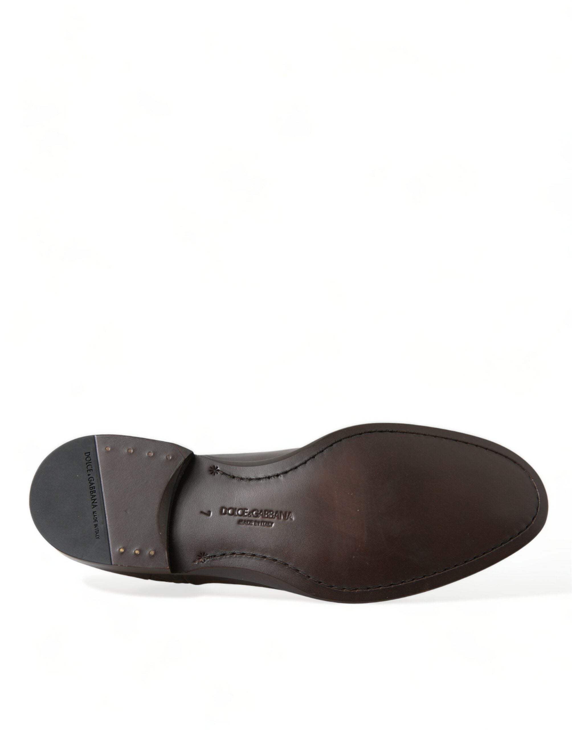 Brown Exotic Leather Lace Up Oxford Dress Shoes - ventzia