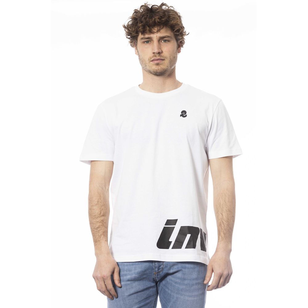 White Cotton Men T-Shirt - ventzia