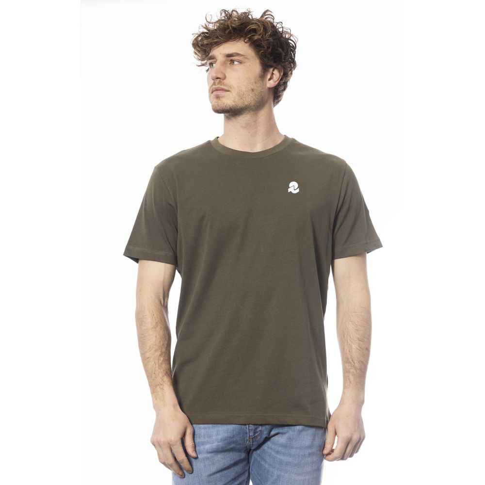 Green Cotton Men T-Shirt - ventzia