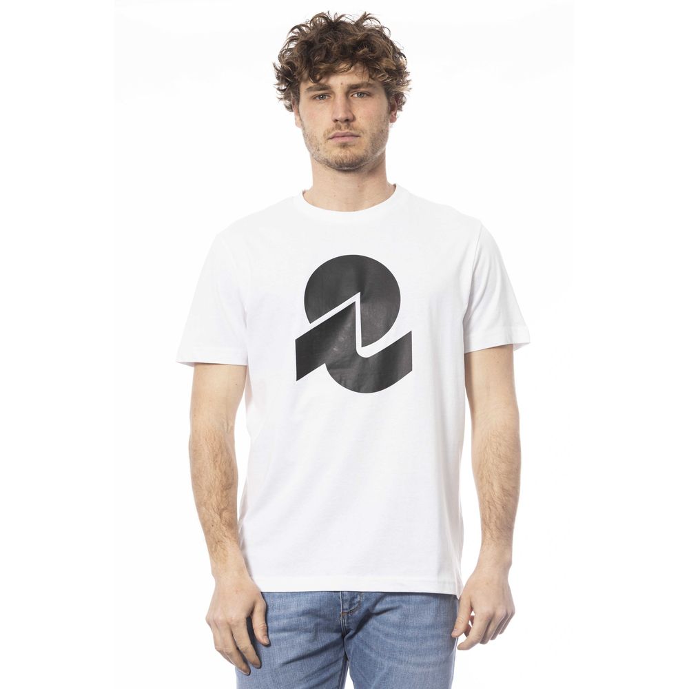 White Cotton Men T-Shirt - ventzia