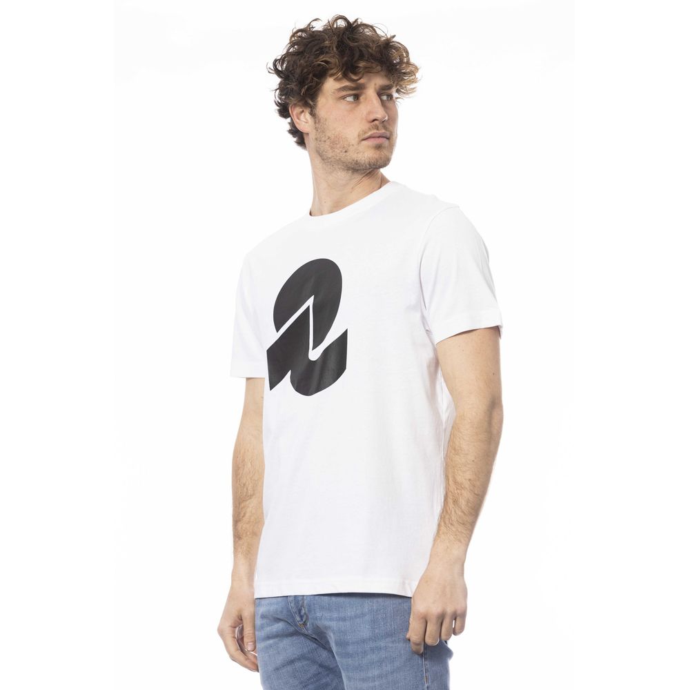 White Cotton Men T-Shirt - ventzia
