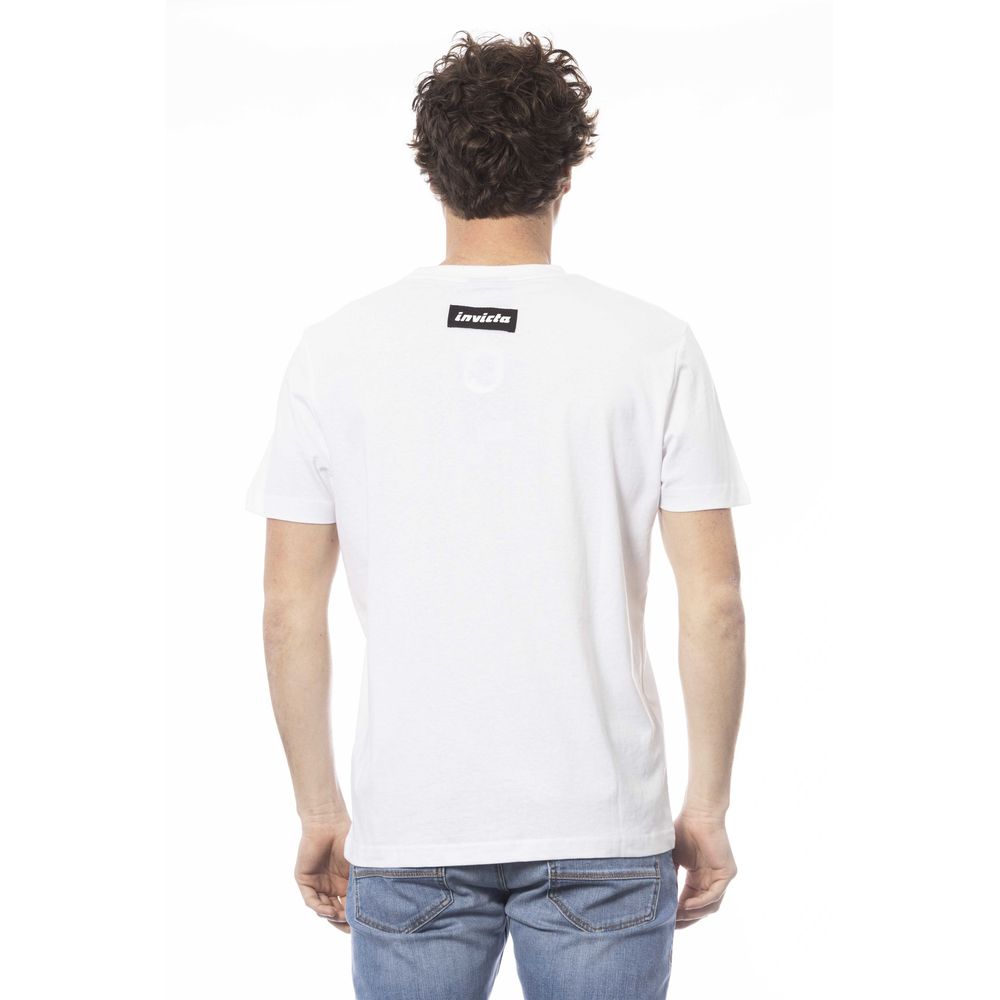 White Cotton Men T-Shirt - ventzia