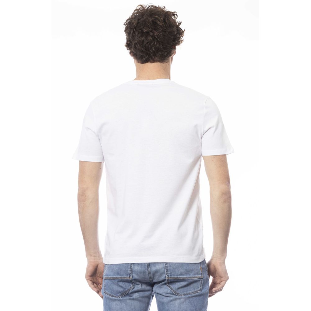 White Cotton Men T-Shirt - ventzia