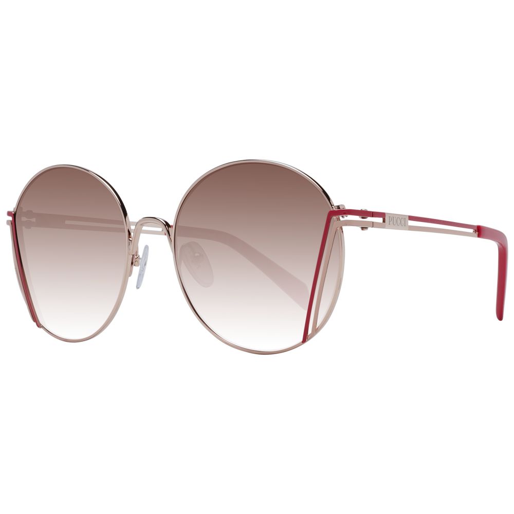 Rose Gold Metal Sunglasses - ventzia