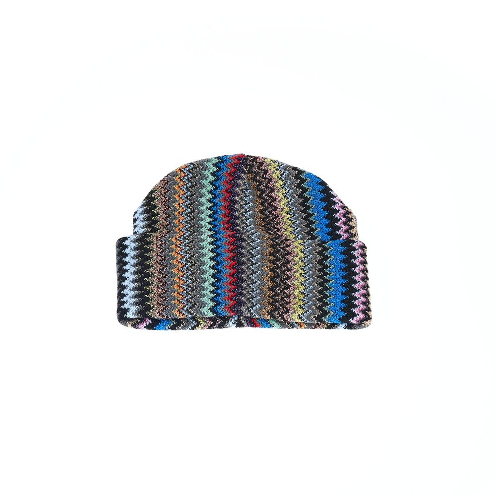 Multicolor Wool Women Hat - ventzia