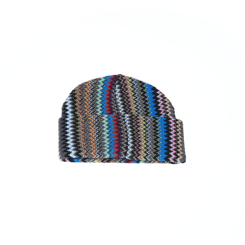 Multicolor Wool Women Hat - ventzia