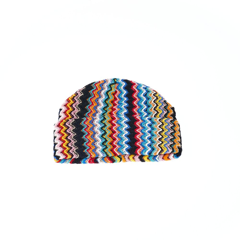Multicolor Wool Women Hat - ventzia