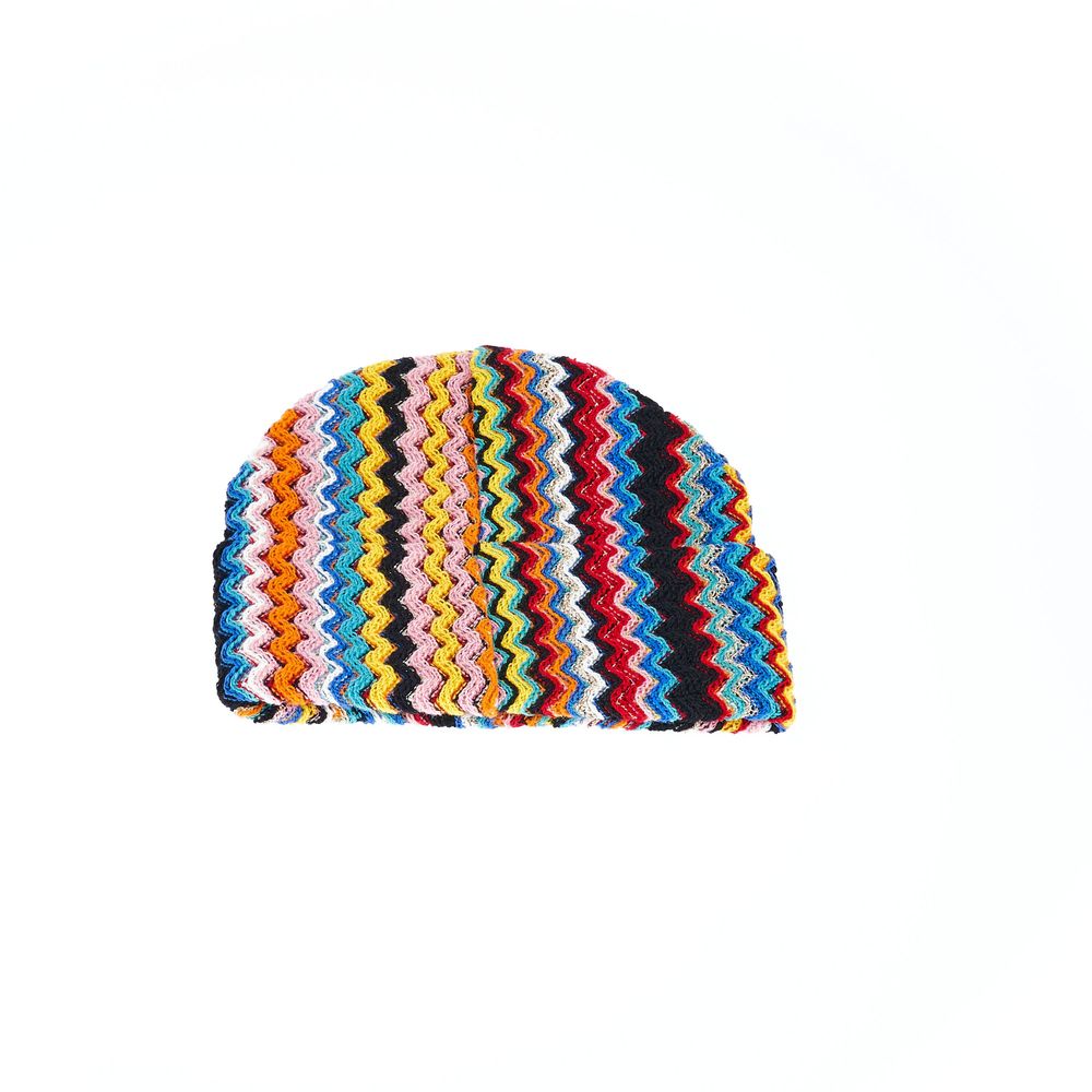 Multicolor Wool Women Hat - ventzia