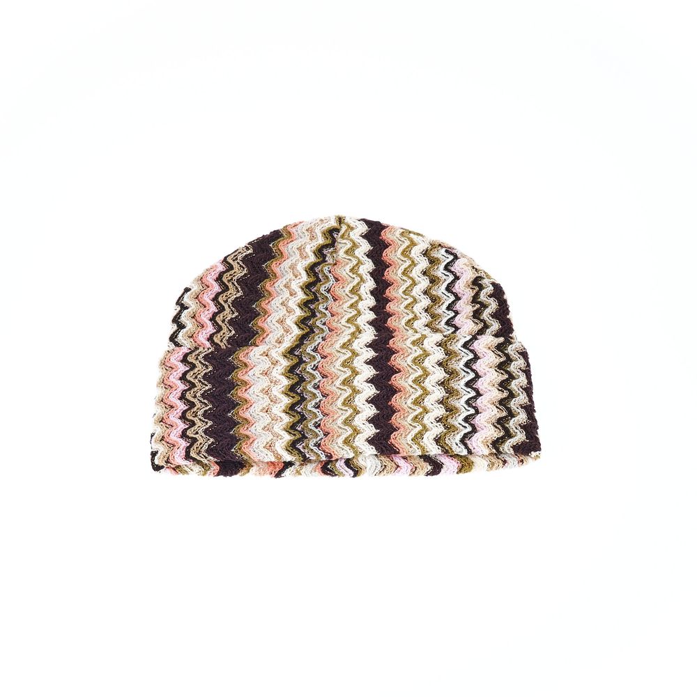 Multicolor Wool Women Hat - ventzia
