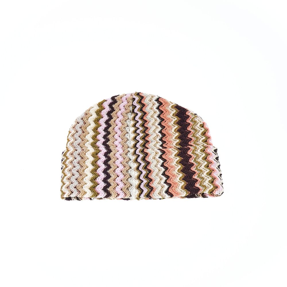 Multicolor Wool Women Hat - ventzia