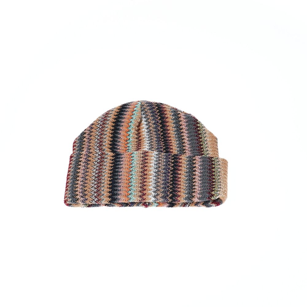 Multicolor Wool Women Hat - ventzia