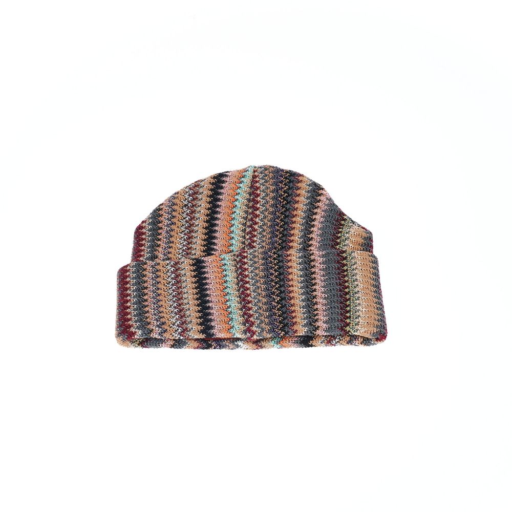 Multicolor Wool Women Hat - ventzia