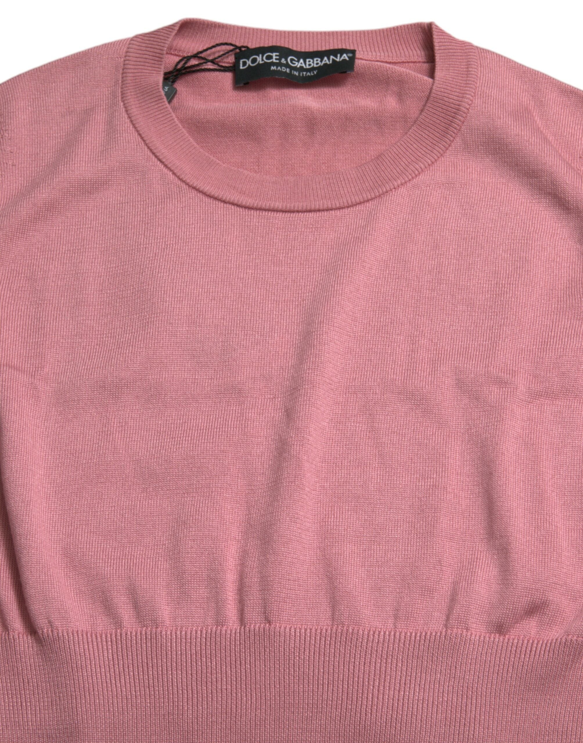 Pink Crew Neck Cropped Sleeveless Tank Top - ventzia