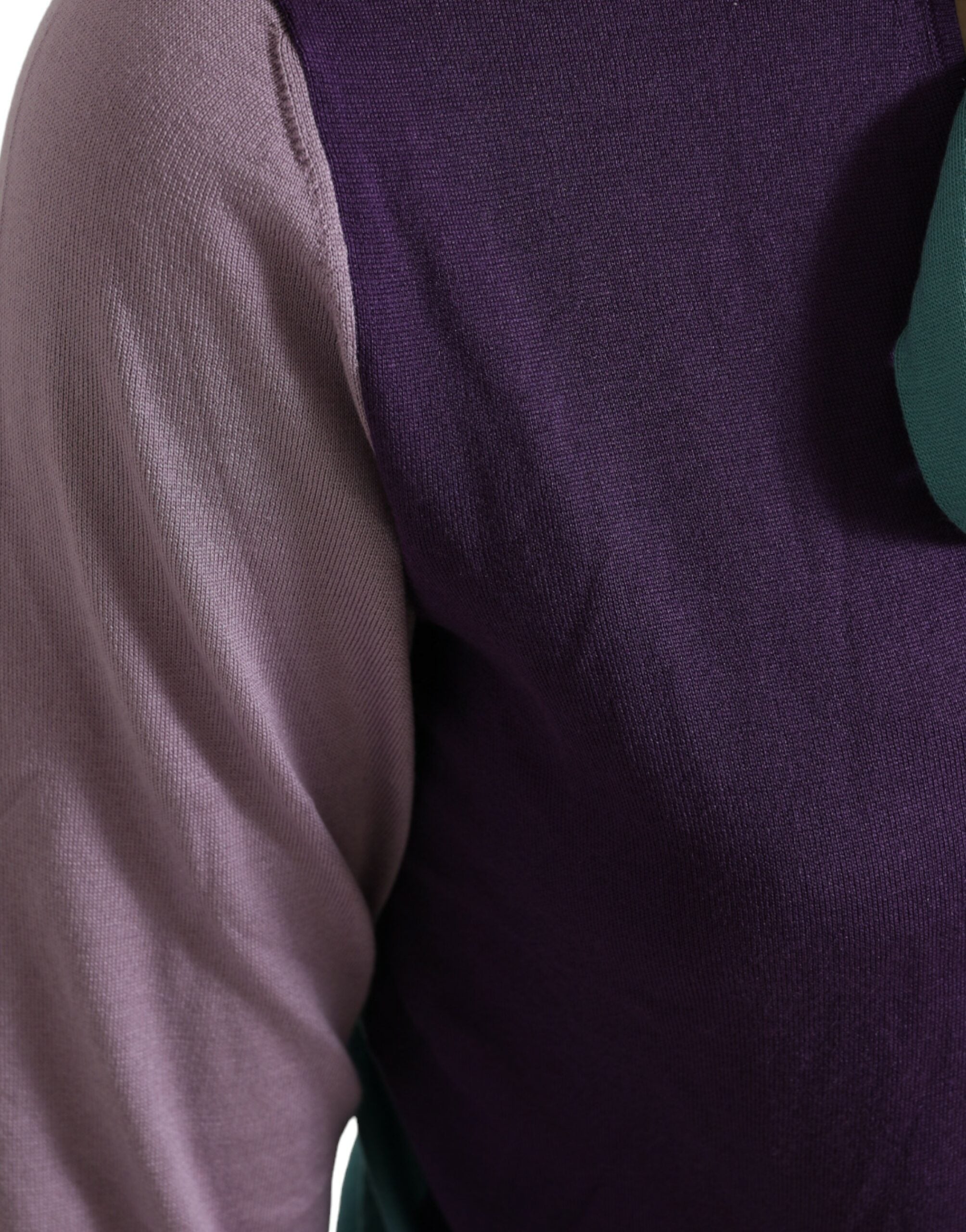 Multicolor Bow Fastening Pullover Sweater - ventzia