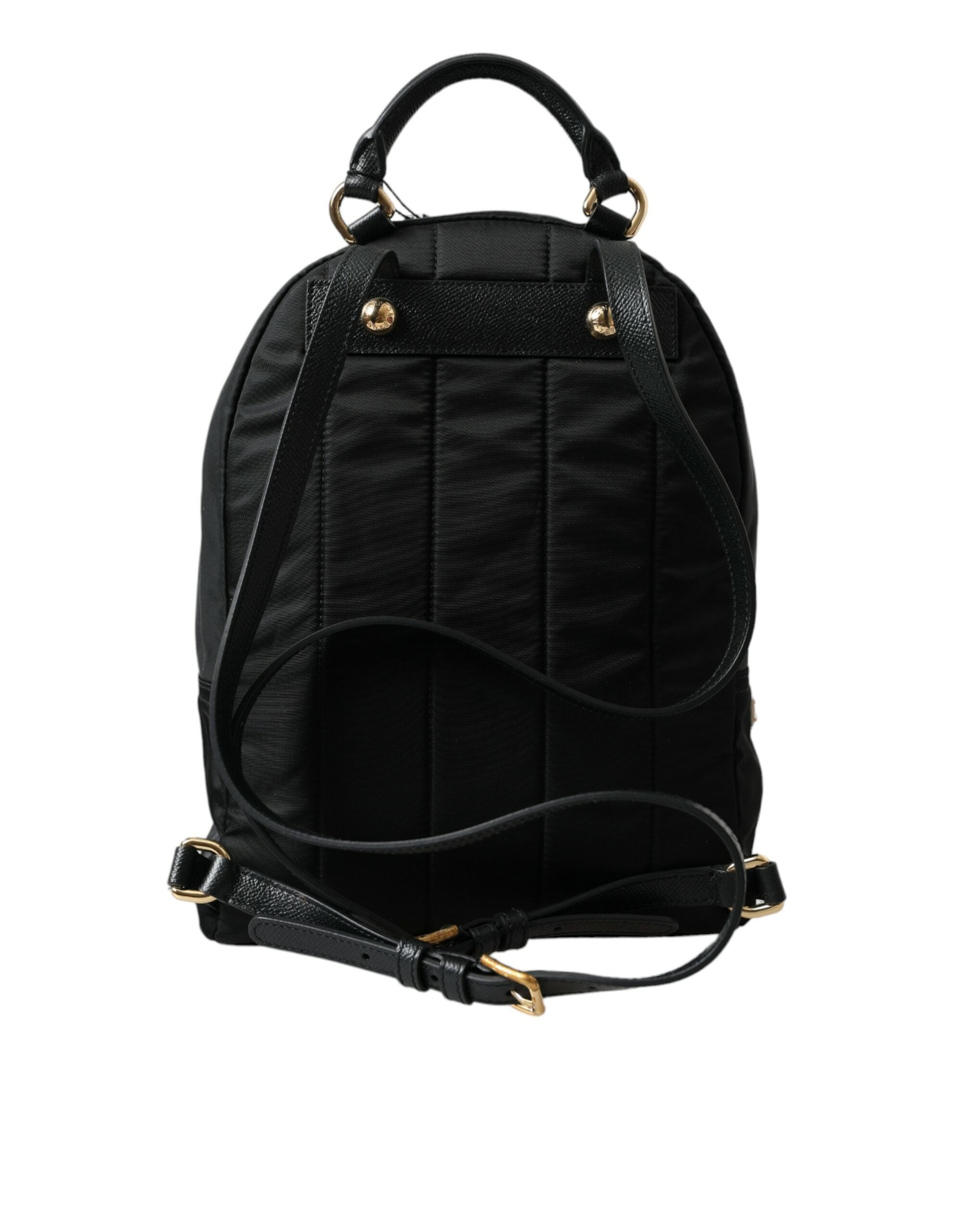 Black #DGFAMILY Embellished Backpack VULCANO Bag - ventzia