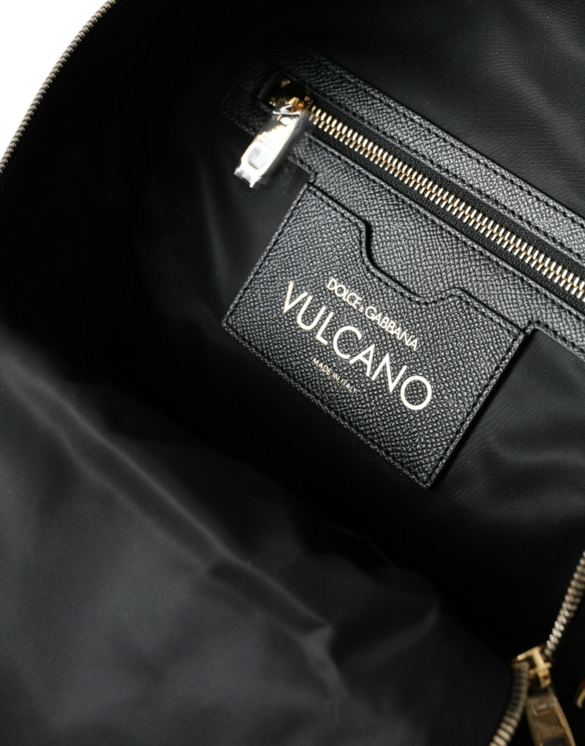 Black #DGFAMILY Embellished Backpack VULCANO Bag - ventzia