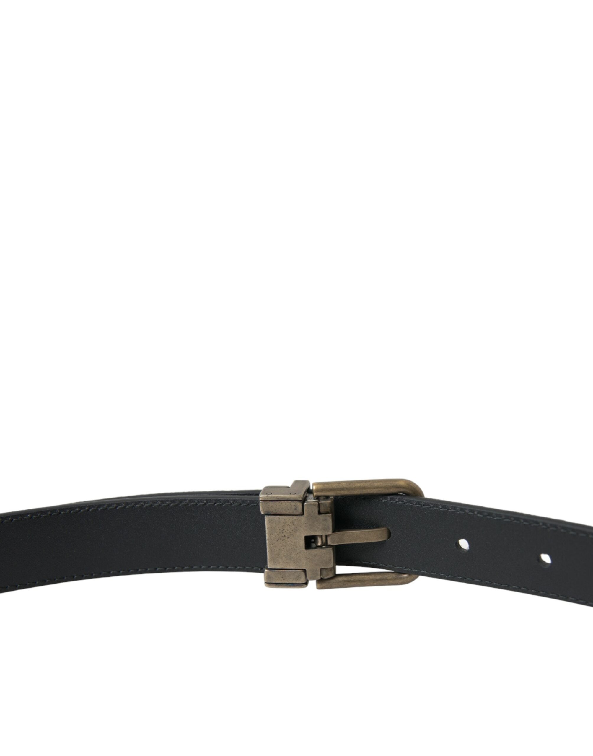 Black Suede Leather Gold Metal Buckle Belt - ventzia
