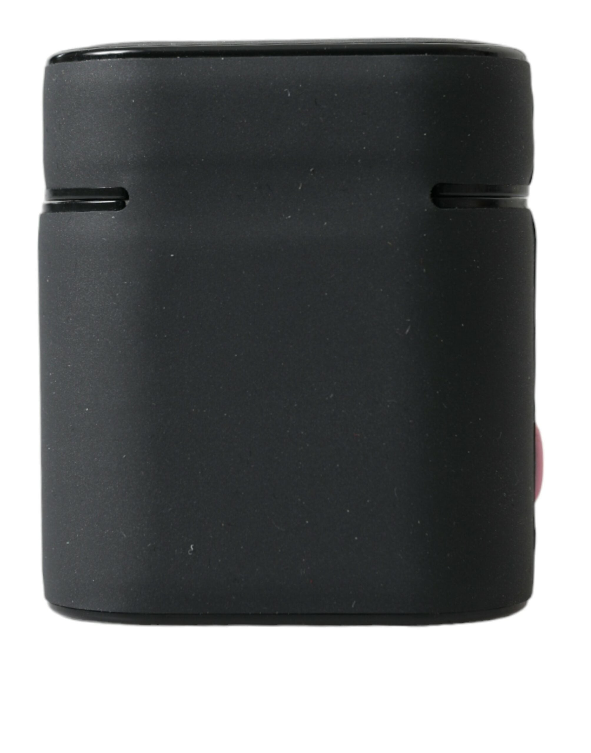 Black Pink Silicone Embossed Logo Airpods Case - ventzia