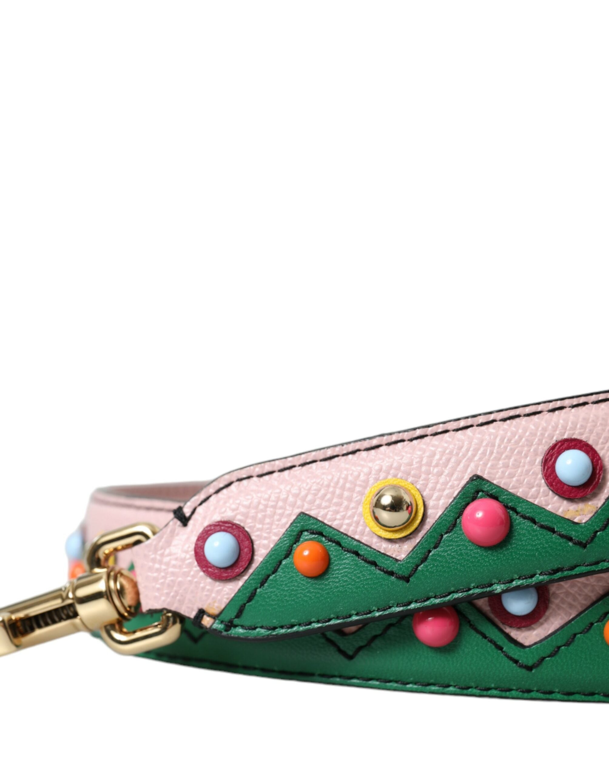 Pink Leather Handbag Accessory Shoulder Strap - ventzia