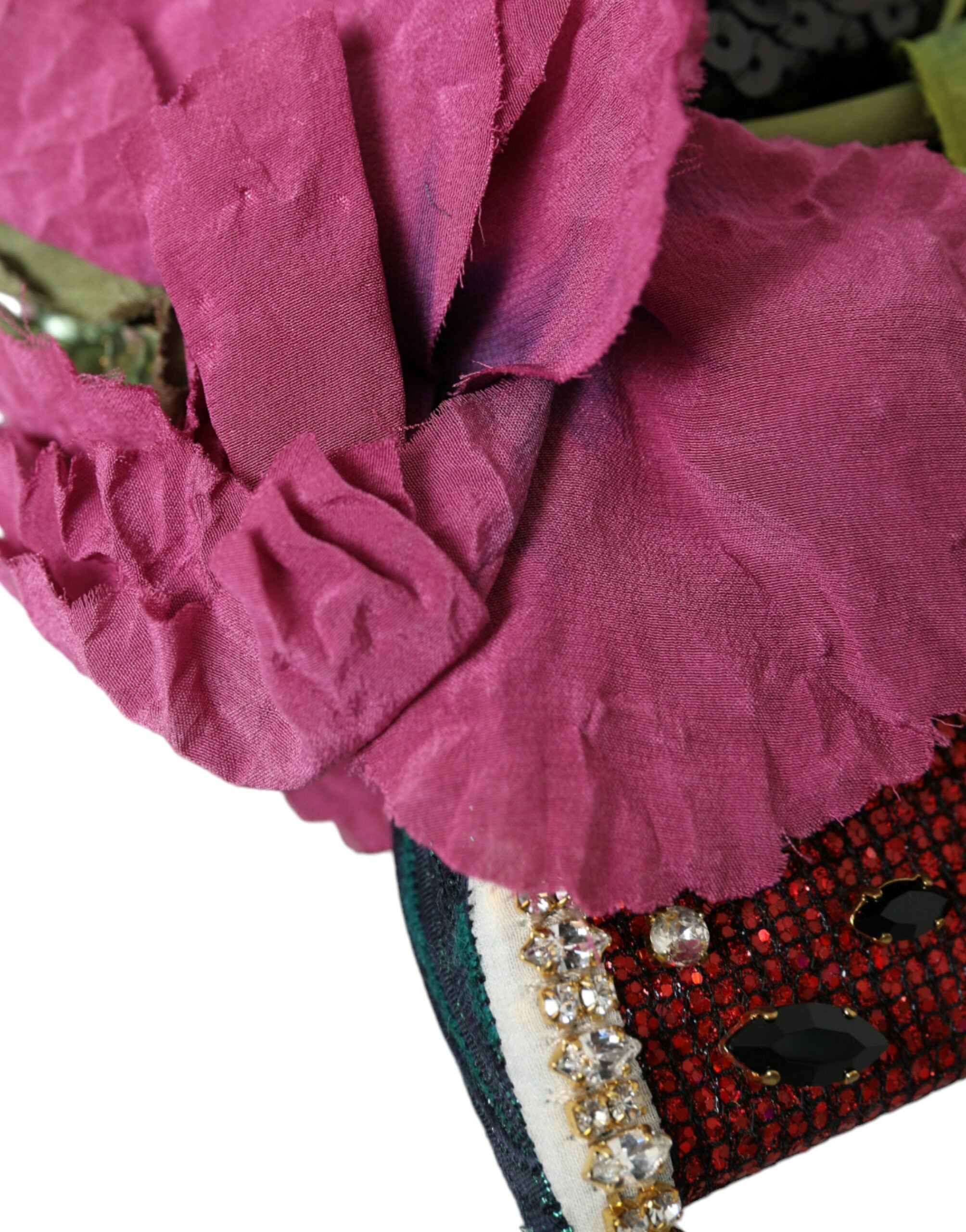 Red Watermelon Cherry Crystal Hairband Statement Diadem - ventzia