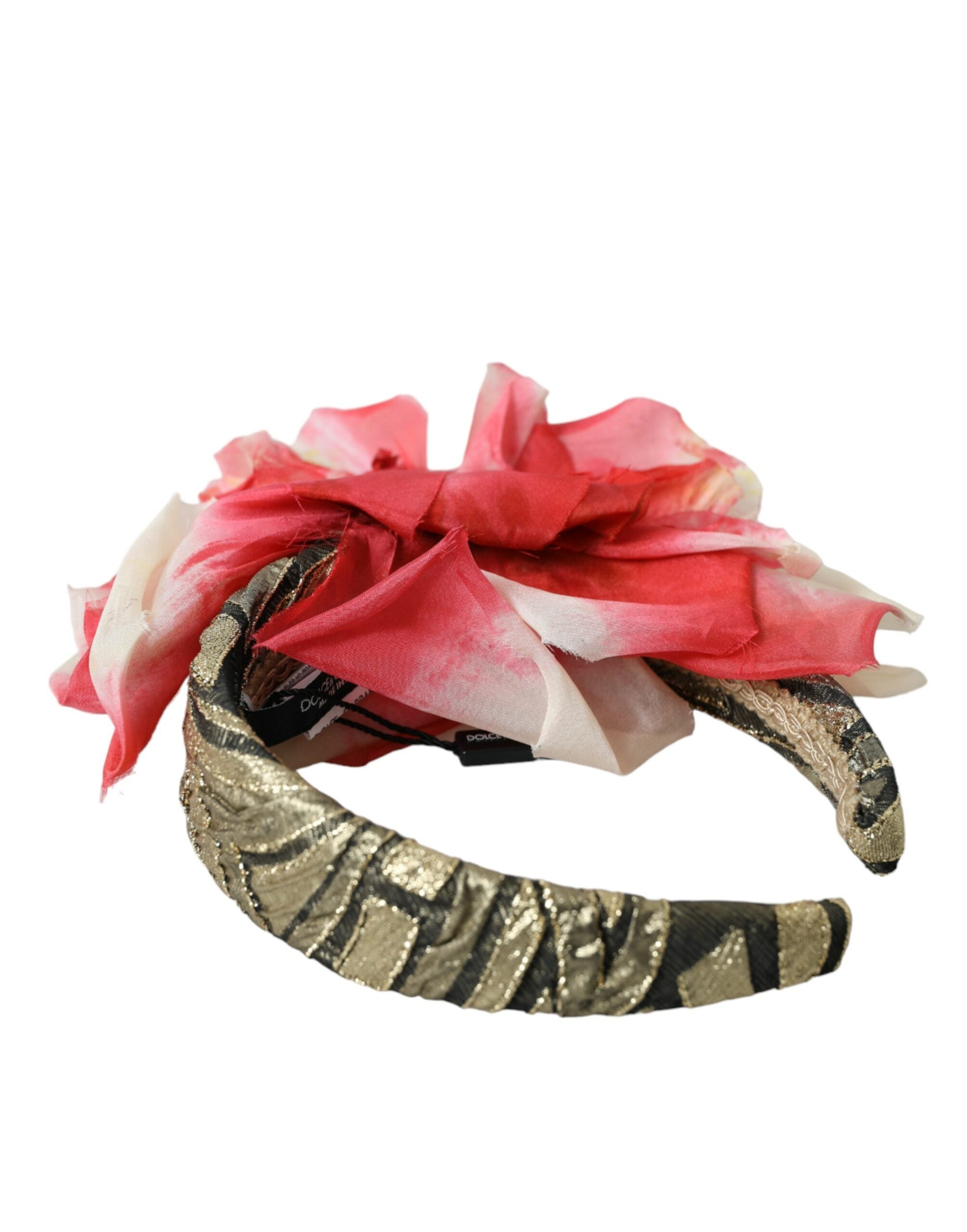 Multicolor Floral Applique Silk Women Headband Diadem - ventzia