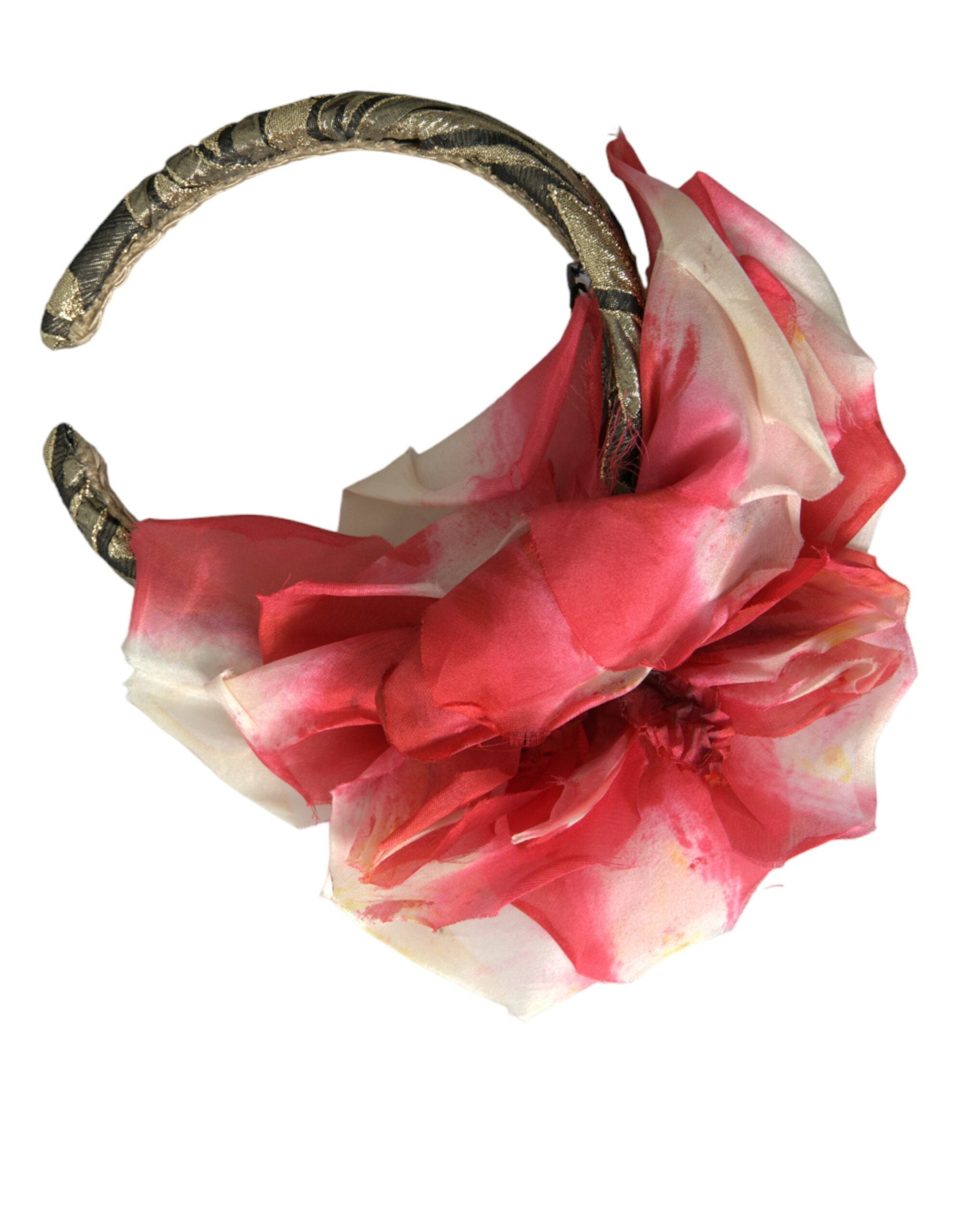 Multicolor Floral Applique Silk Women Headband Diadem - ventzia