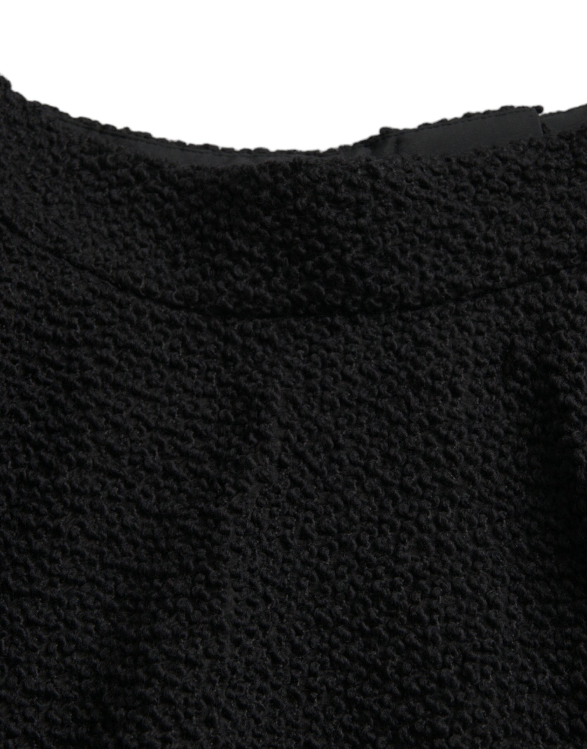 Black High Waist A-line Knee Length Skirt - ventzia