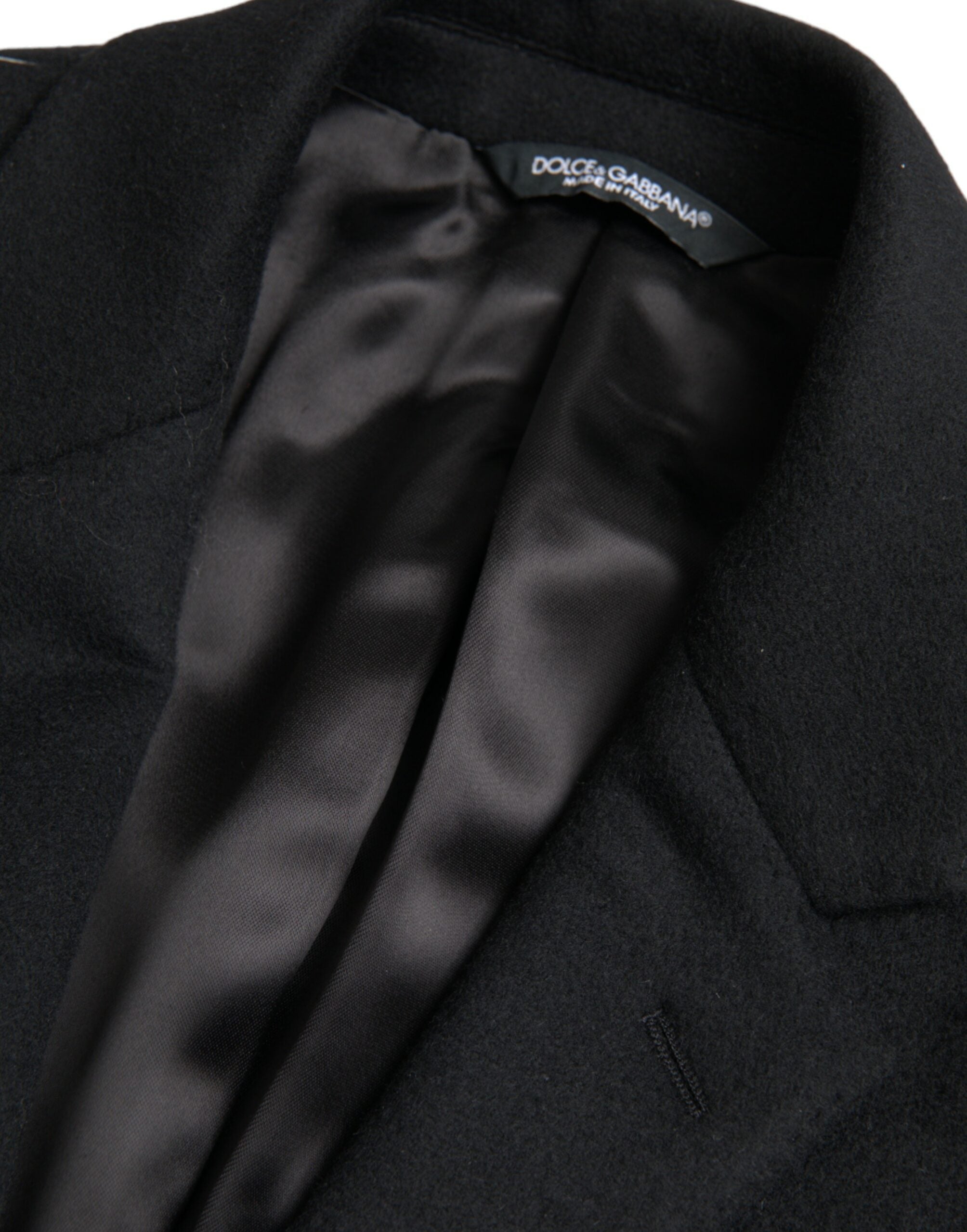 Black Single Breasted Trench Coat Jacket - ventzia