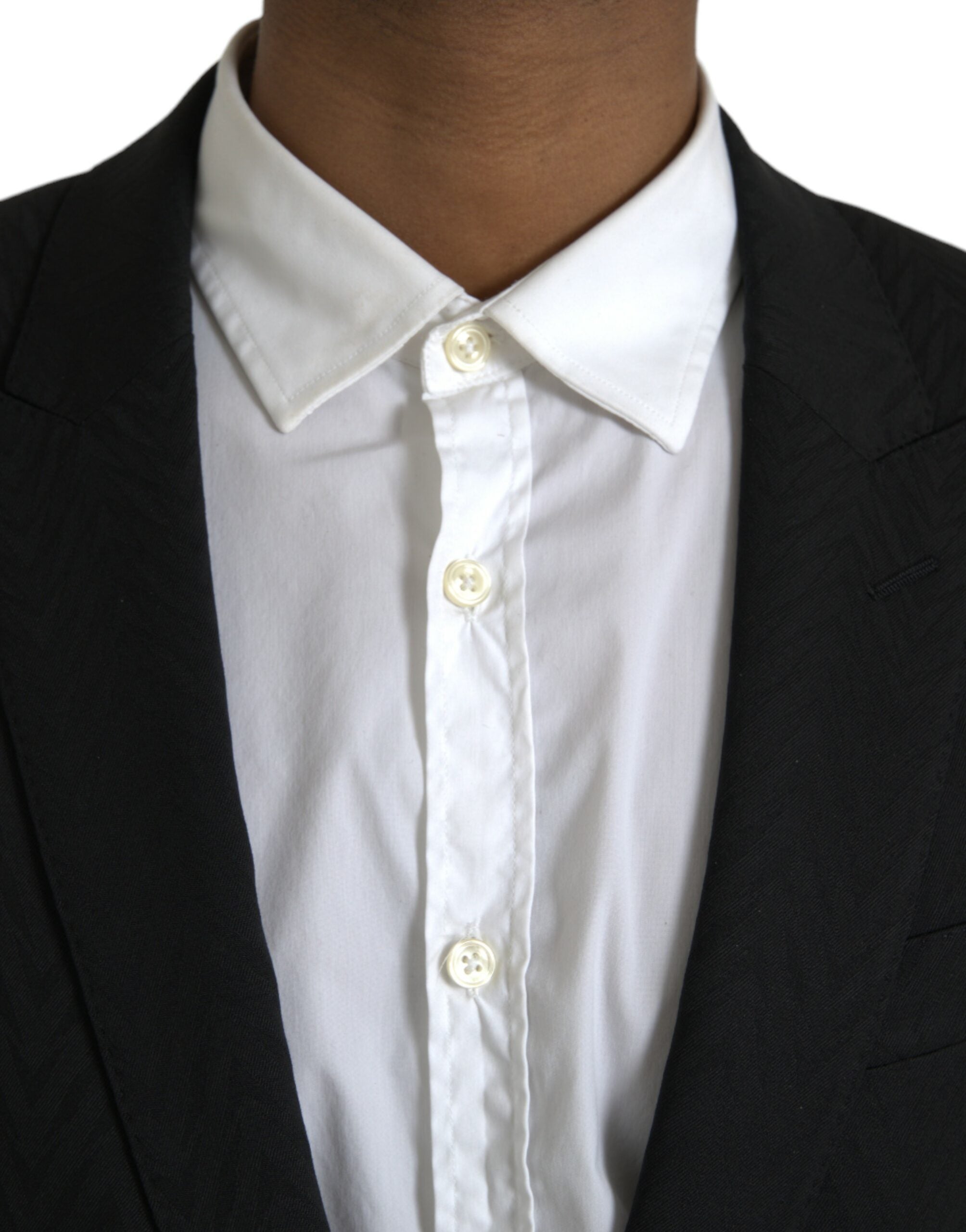 Black MARTINI Slim Fit Jacket Coat Blazer - ventzia