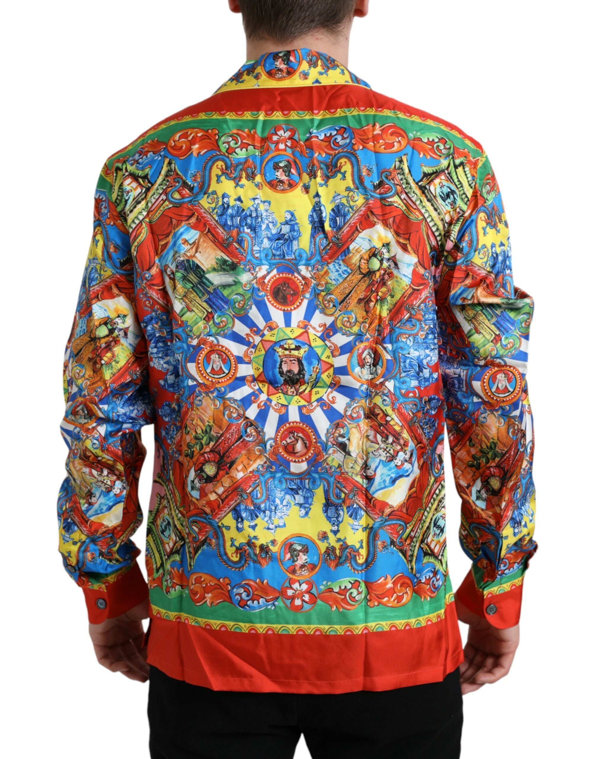 Multicolor Patterned Button Down Casual Shirt - ventzia