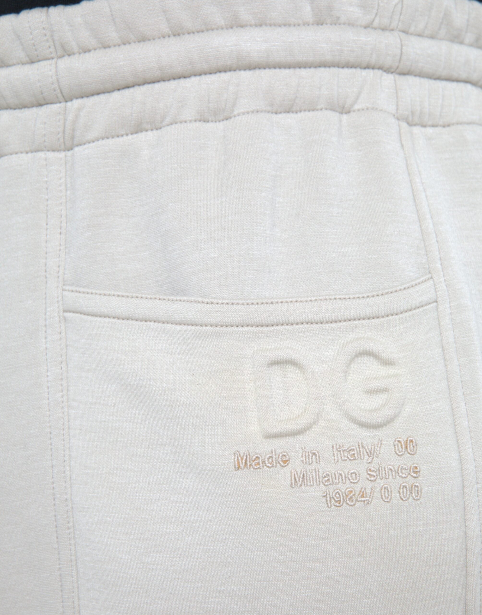 Off White Viscose Cargo Jogger Sweatpants Pants - ventzia