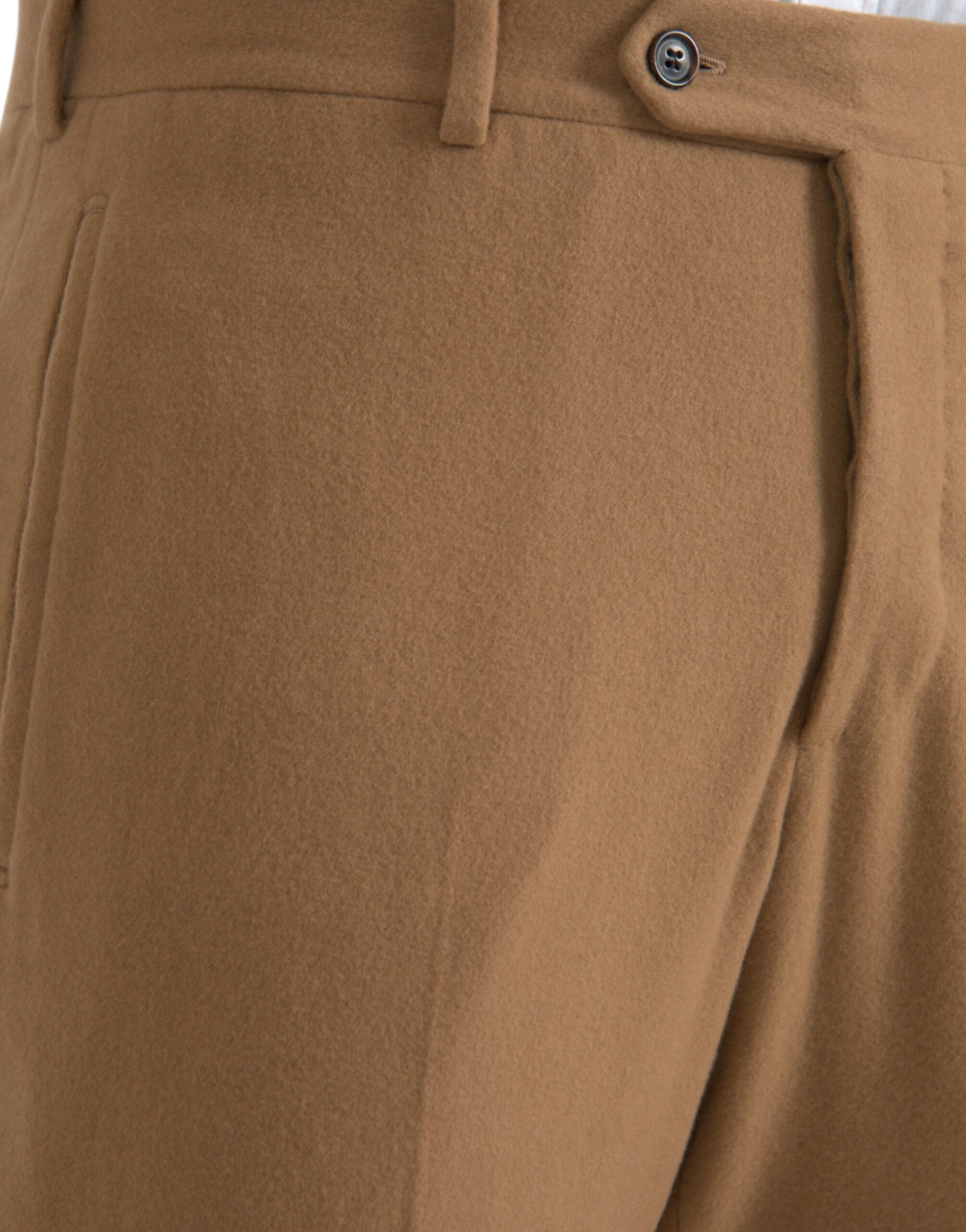 Beige Cashmere Men Straight Fit Dress Pants - ventzia