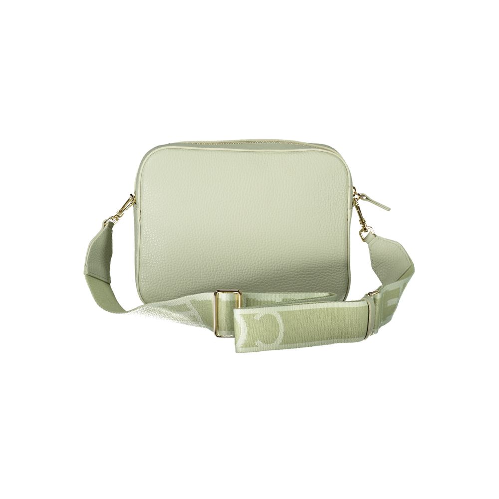 Green Leather Handbag - ventzia