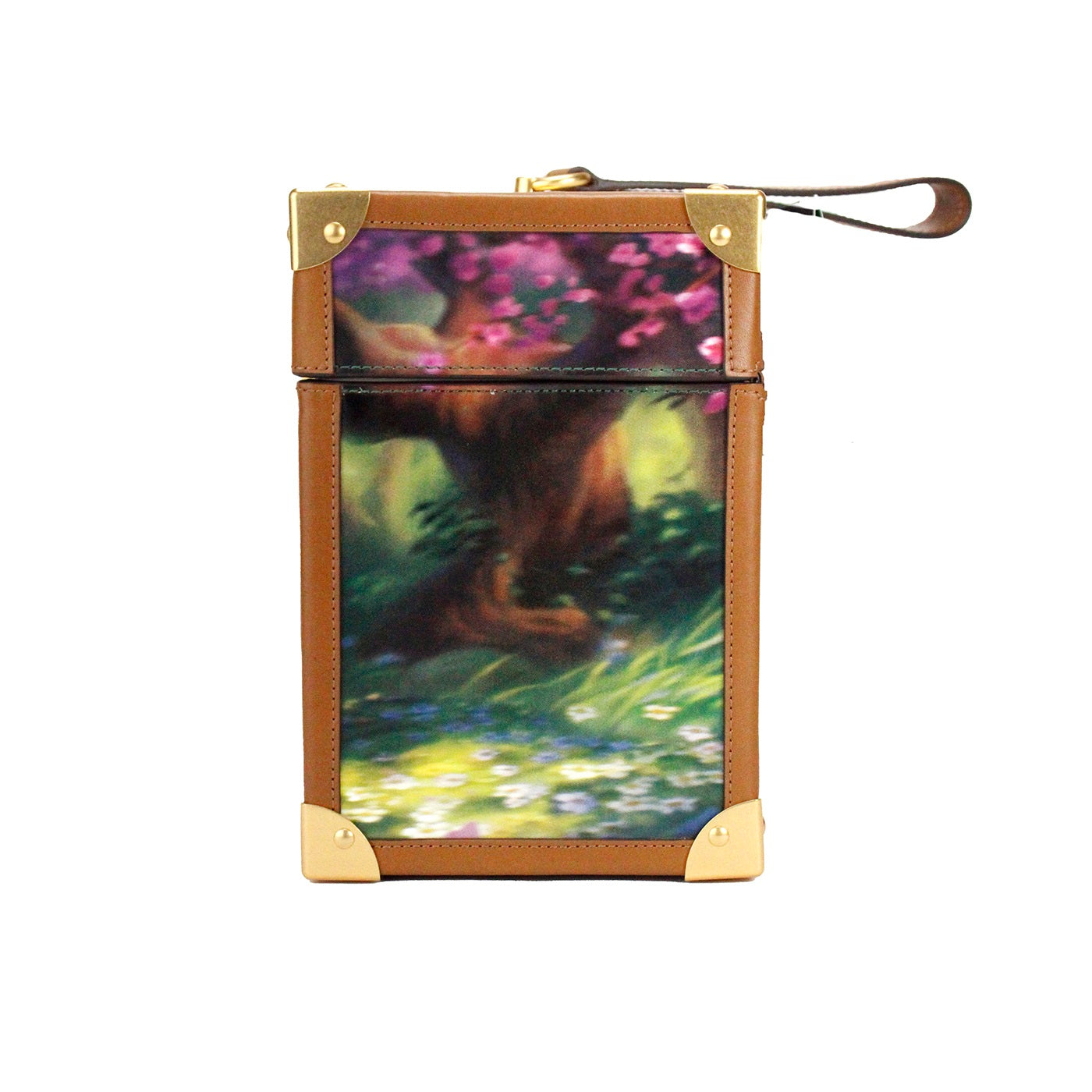 Disney Bambi 3D Trunk Printed PVC Top Handle Clutch Handbag - ventzia