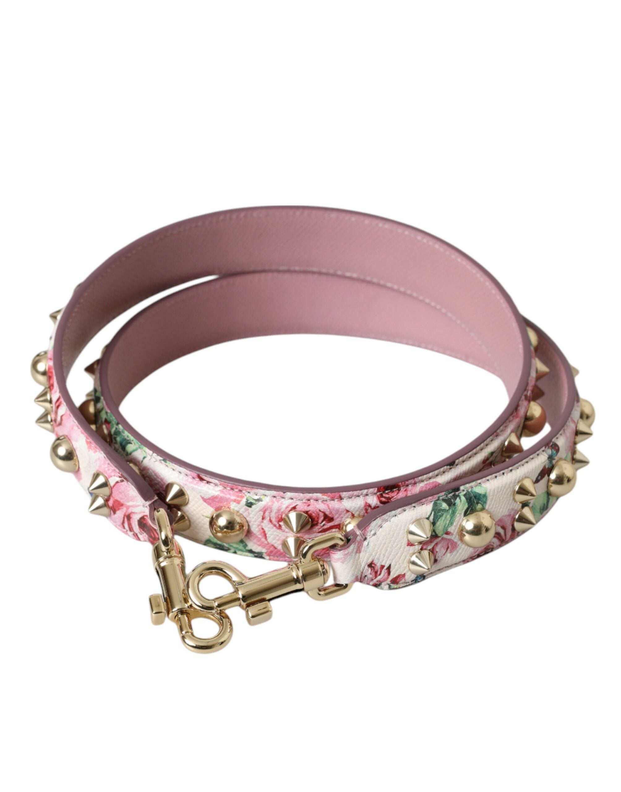 Pink Floral Handbag Accessory Shoulder Strap - ventzia
