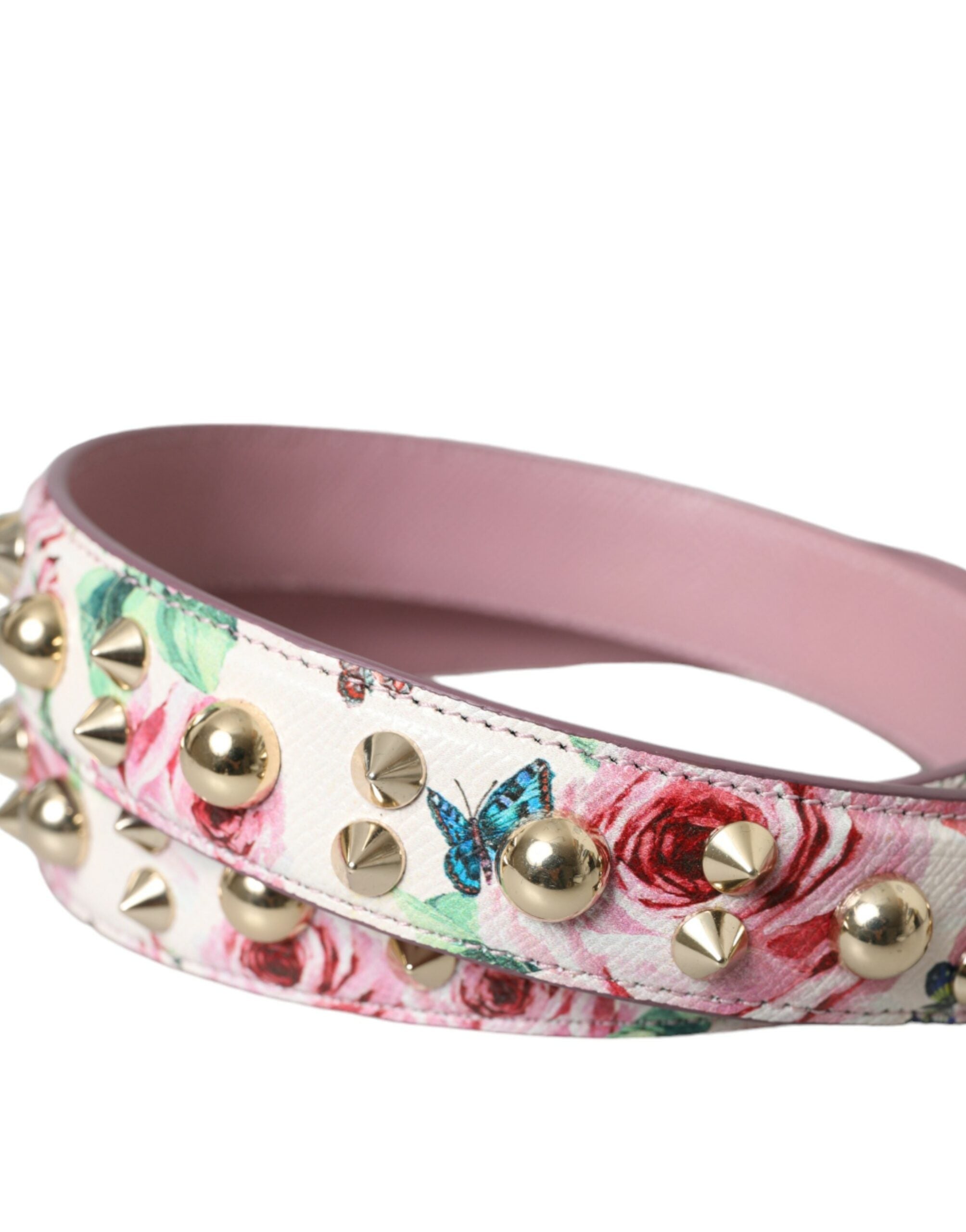 Pink Floral Handbag Accessory Shoulder Strap - ventzia