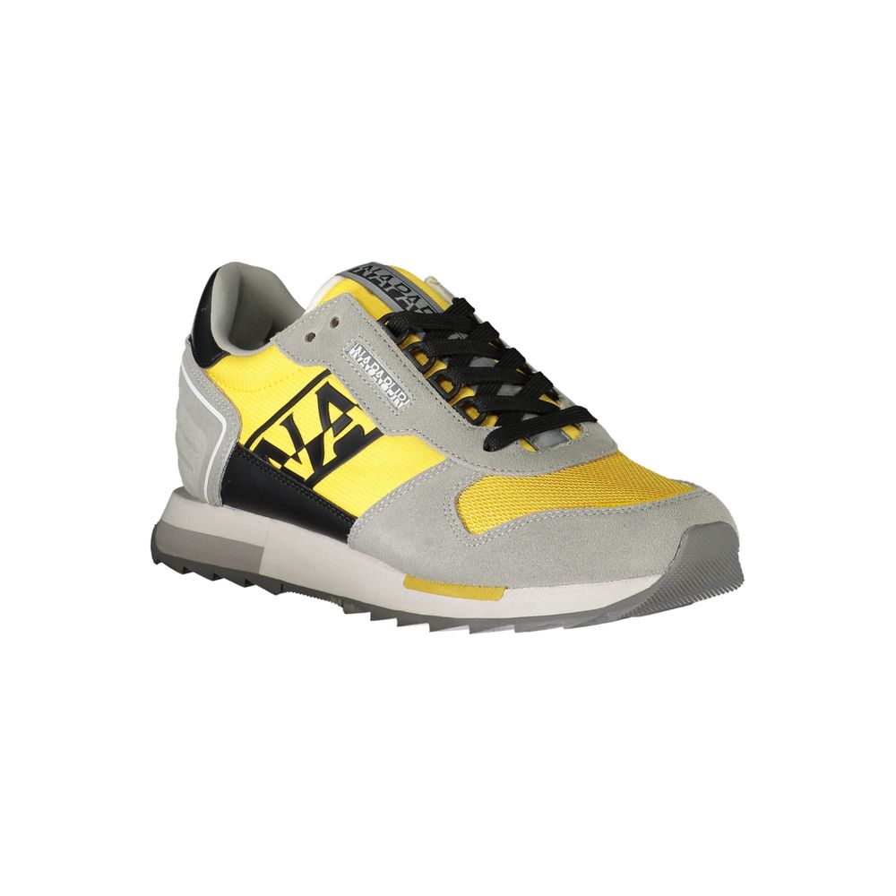 Gray Polyester Sneaker - ventzia