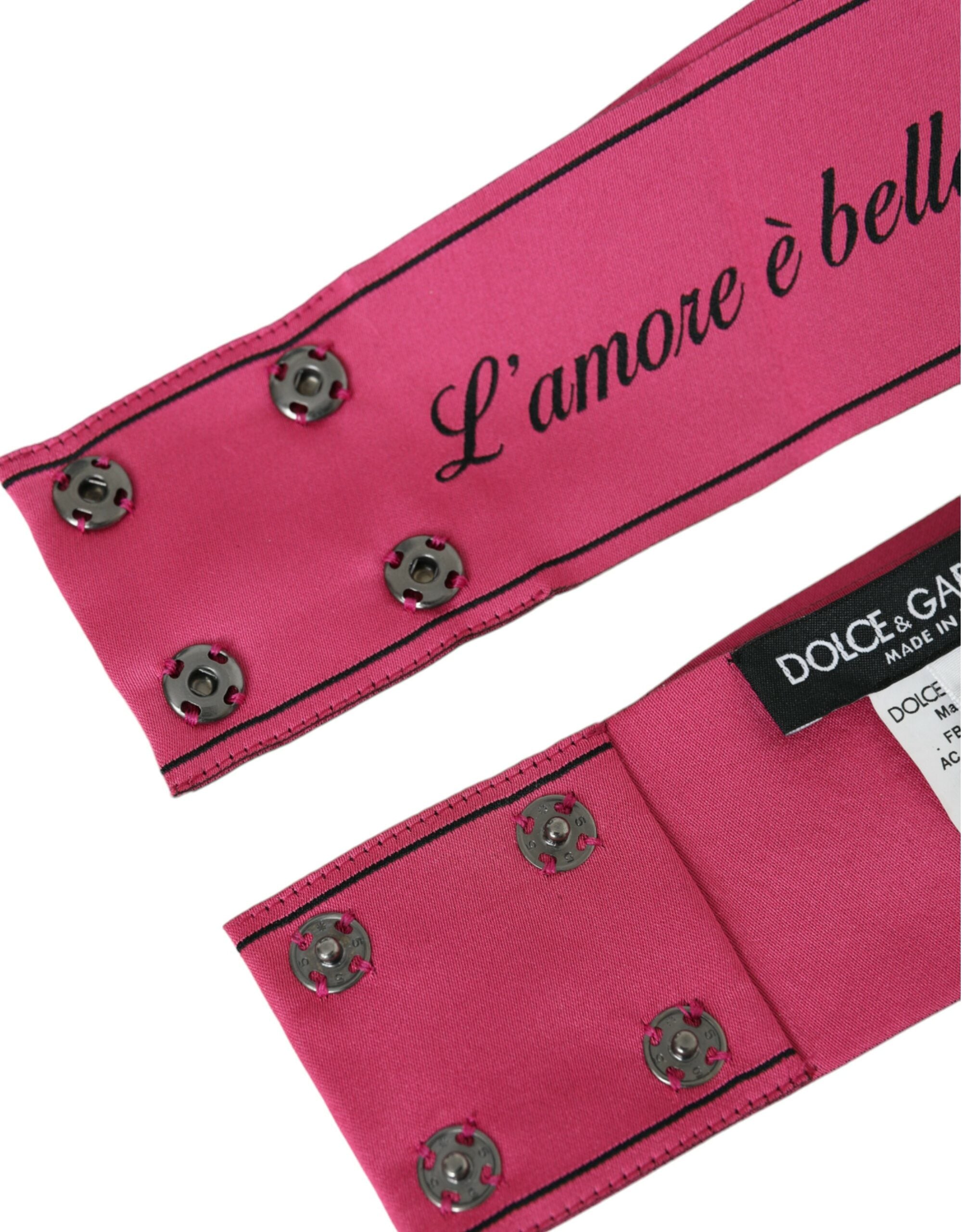 Pink L'Amore E'Bellezza Waist Belt - ventzia