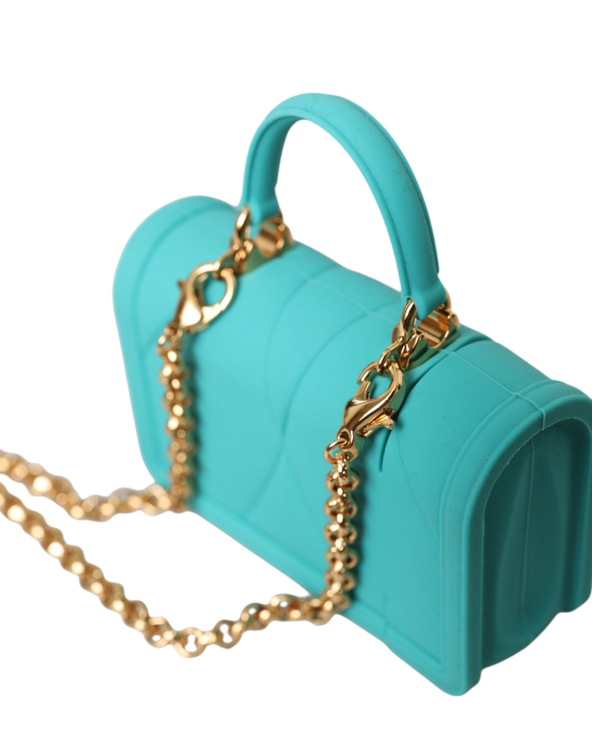 Turquoise Silicone Devotion Heart Cover Bag Airpods Case - ventzia