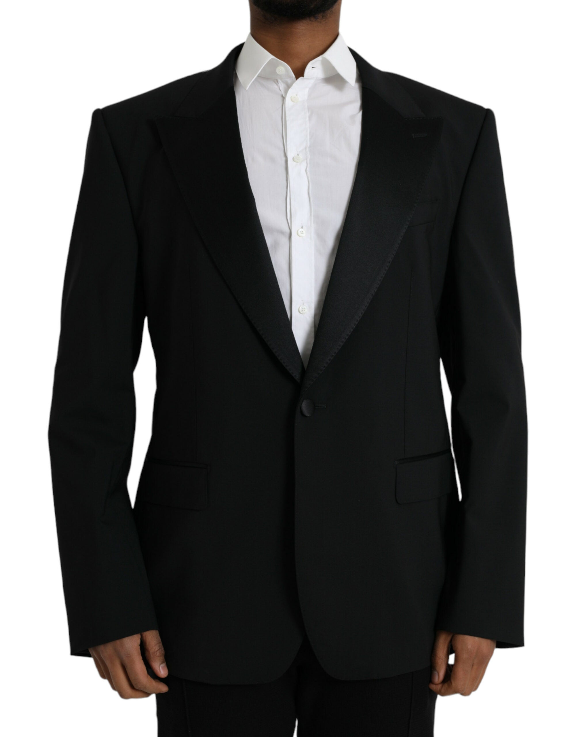 Black SICILIA Single Breasted Coat Blazer - ventzia