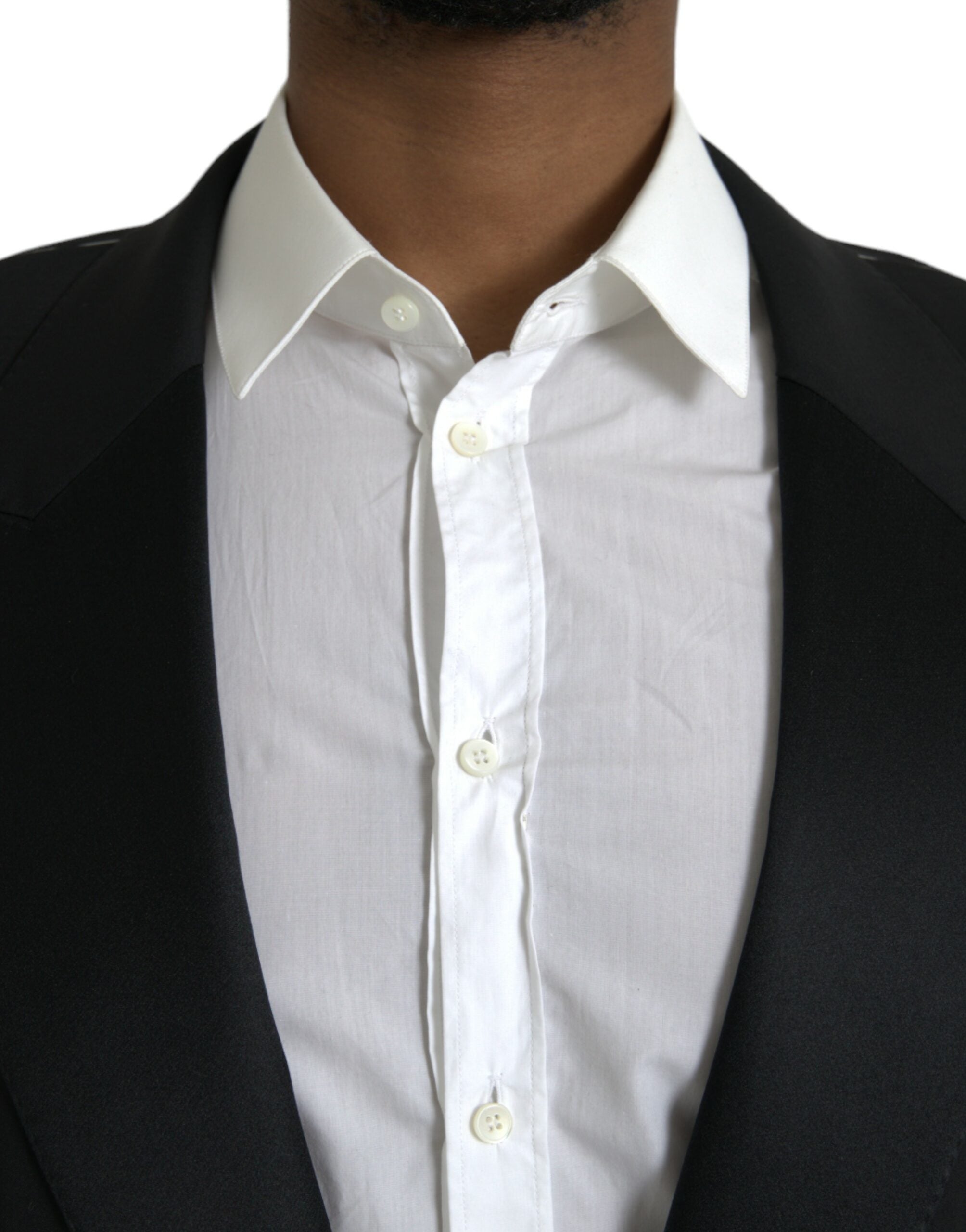 Black SICILIA Single Breasted Coat Blazer - ventzia