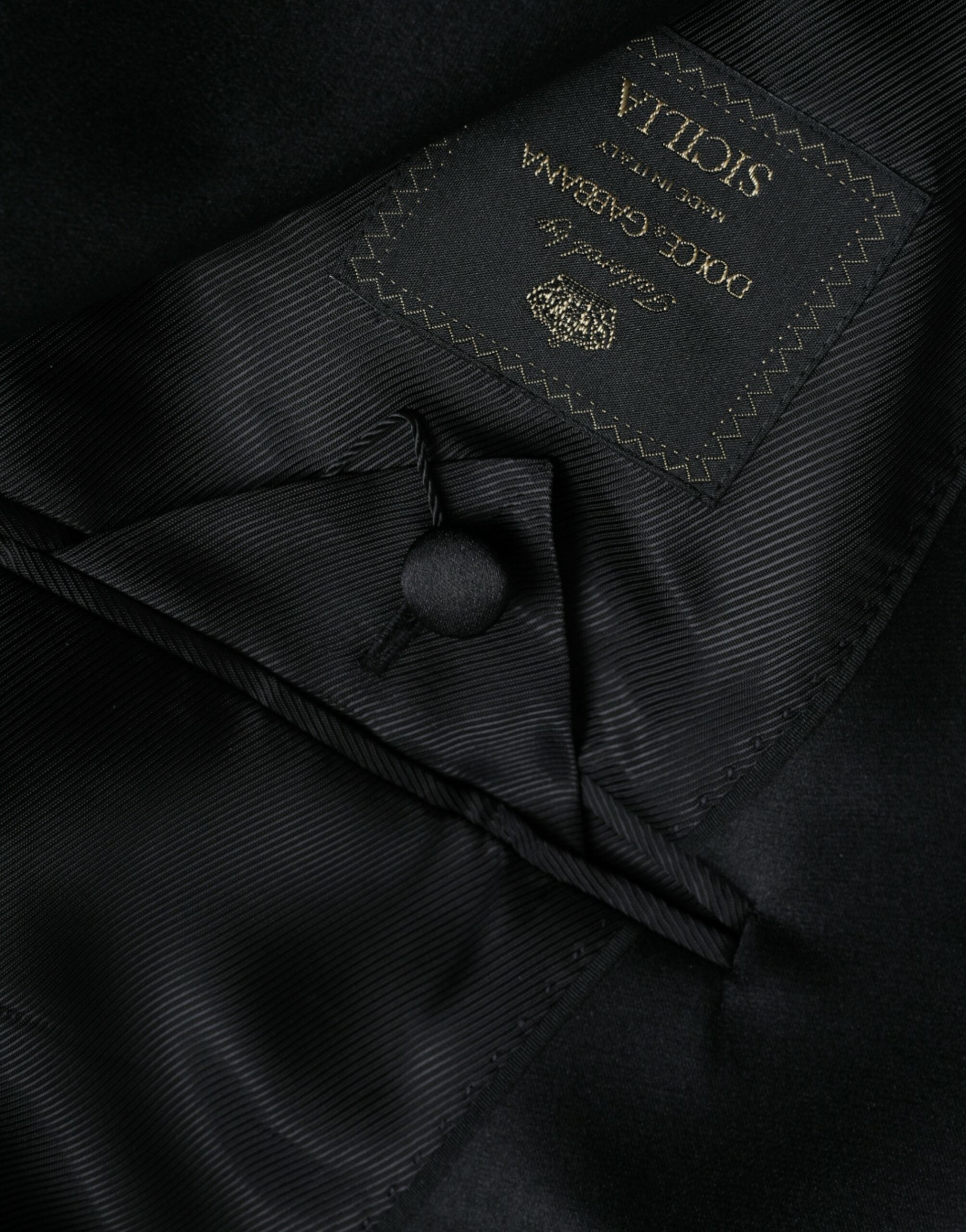 Black SICILIA Single Breasted Coat Blazer - ventzia