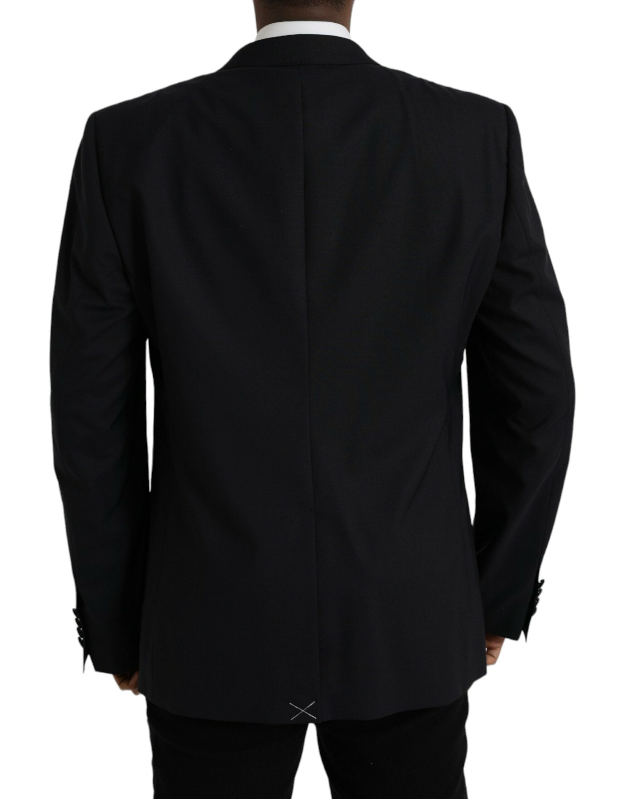 Blue MARTINI Single Breasted Coat Blazer - ventzia