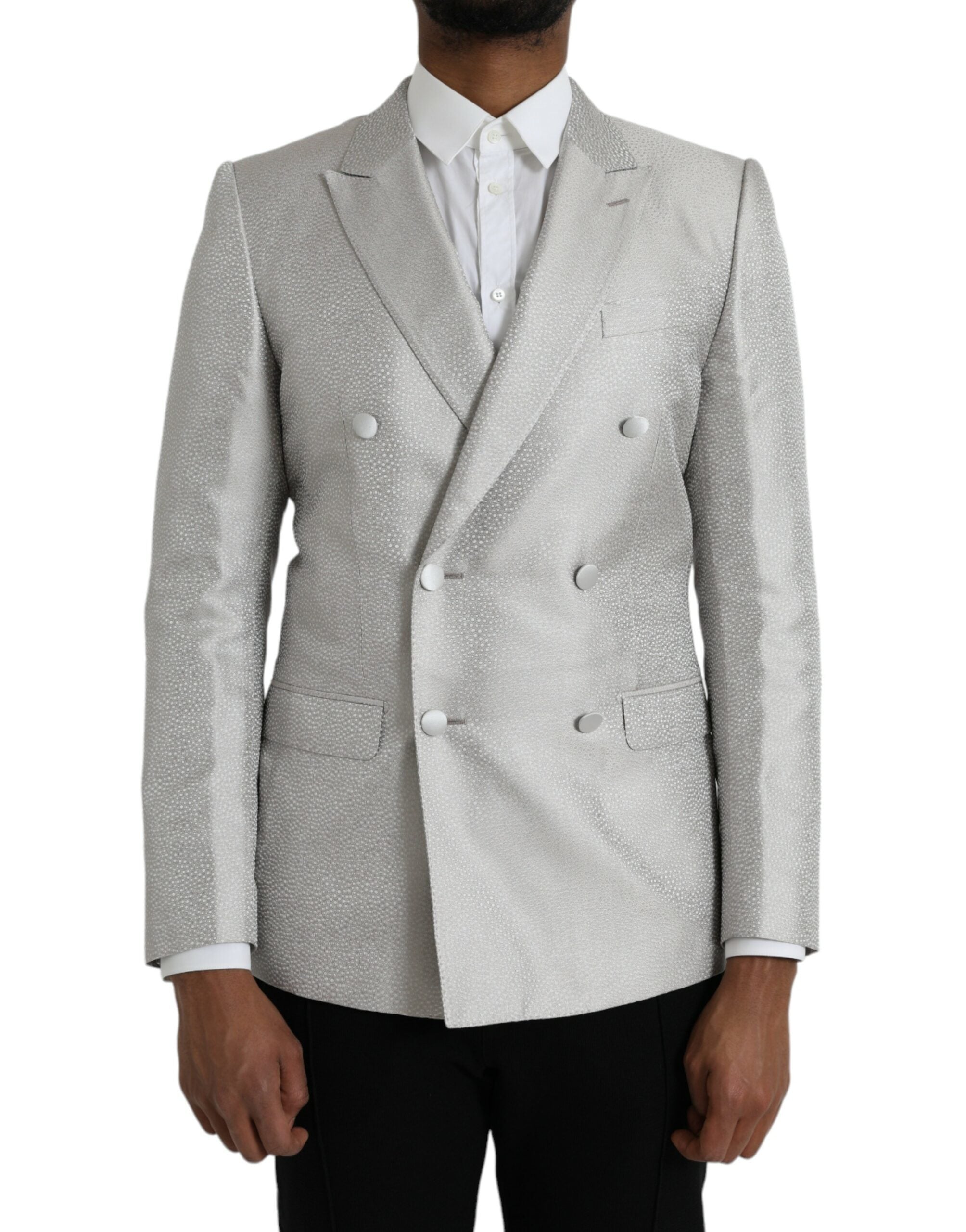 Off White MARTINI Double Breasted Coat Blazer - ventzia