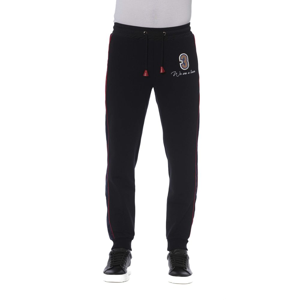 Black Cotton Men's Sports Pant - ventzia