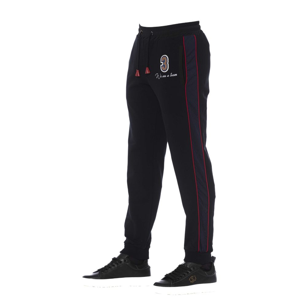 Black Cotton Men's Sports Pant - ventzia
