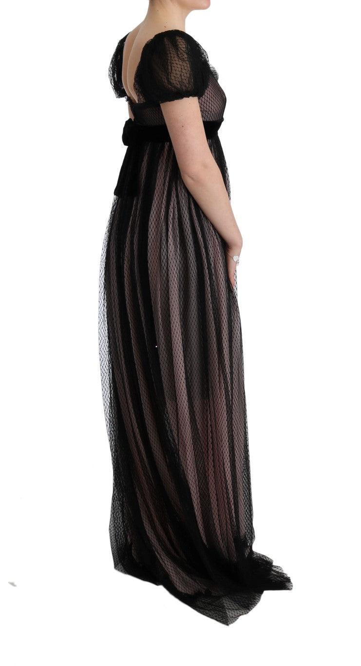 Elegant Full Length Shift Dress - ventzia