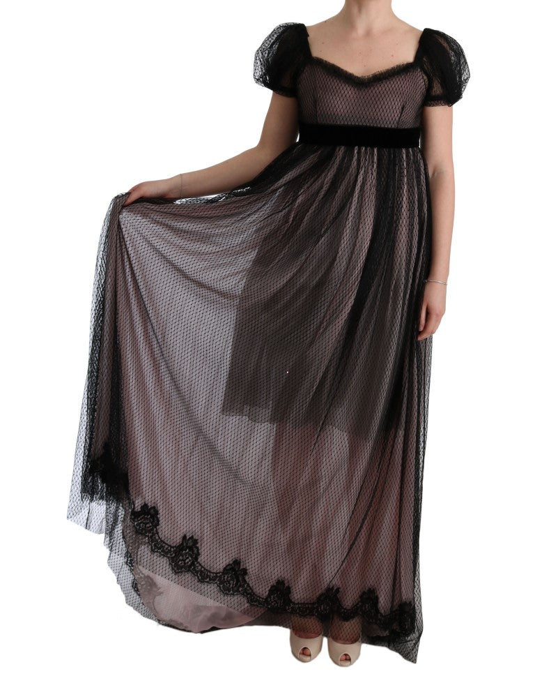 Elegant Full Length Shift Dress - ventzia