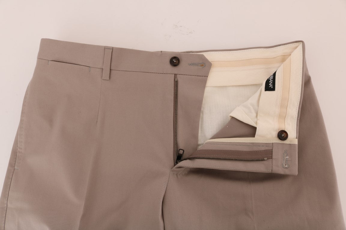 Chic Beige Chinos Casual Pants - ventzia