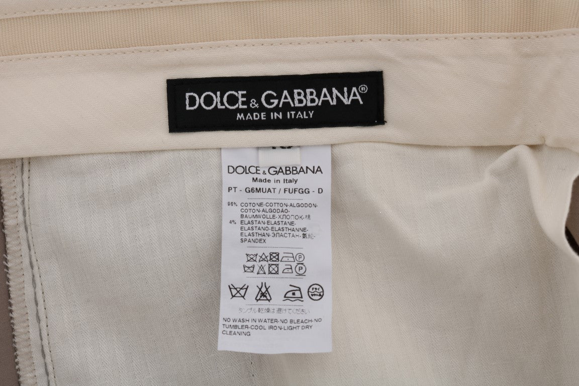Chic Beige Chinos Casual Pants - ventzia